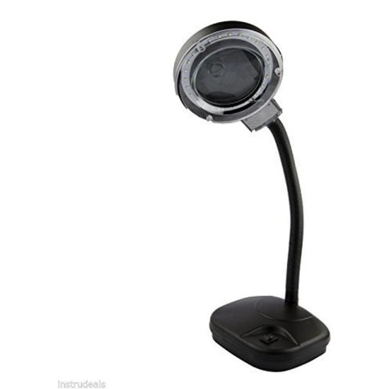Maxx Pamma LED Magnifying Reading Lamp with Flexible Stand