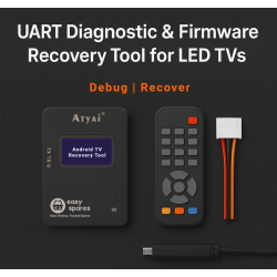 UART Diagnostic & Firmware Recovery Tool for LED & Android Smart TVs – Debug, Flash & Recover