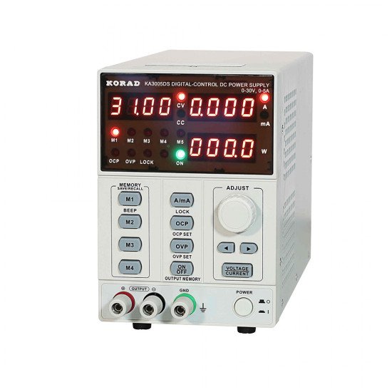 KORAD KA3005DS Programmable DC Power Supply (30V 5A) - Upgraded Model