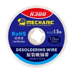 MECHANIC R300 1.5 Meter Desoldering Wick Suction Tin Wire, Width: 1MM