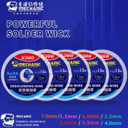 MECHANIC R300 1.5 Meter Desoldering Wick Suction Tin Wire, Width: 1MM