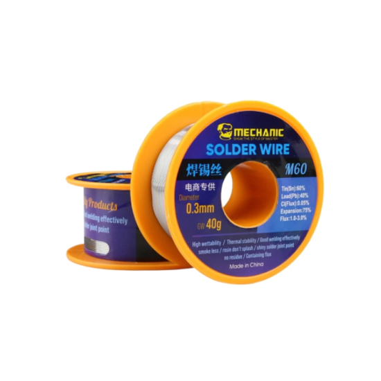 MECHANIC M60 40G 0.3MM Solder Wire