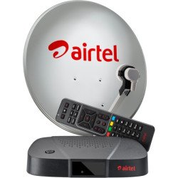 Airtel Digital TV HD Set-Top Box with 6-Month SD Pack + Recording Feature - Fast Delivery & Installation