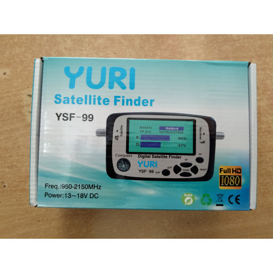 Yuri YSF-99 DTH Satellite Finder Signal Meter